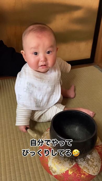 赤ちゃんとおりん