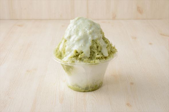 雪ふわかき氷 濃厚ピスタチオミルク