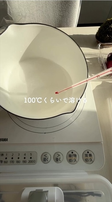 もらったお花をキャンドルランタンに