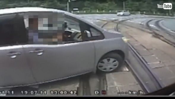 伊予鉄 ヒヤリハット 映像 現場 路面電車