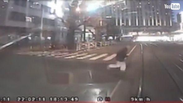 伊予鉄 ヒヤリハット 映像 現場 路面電車