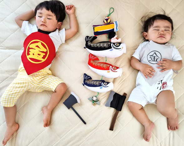 2歳と1歳の男の子