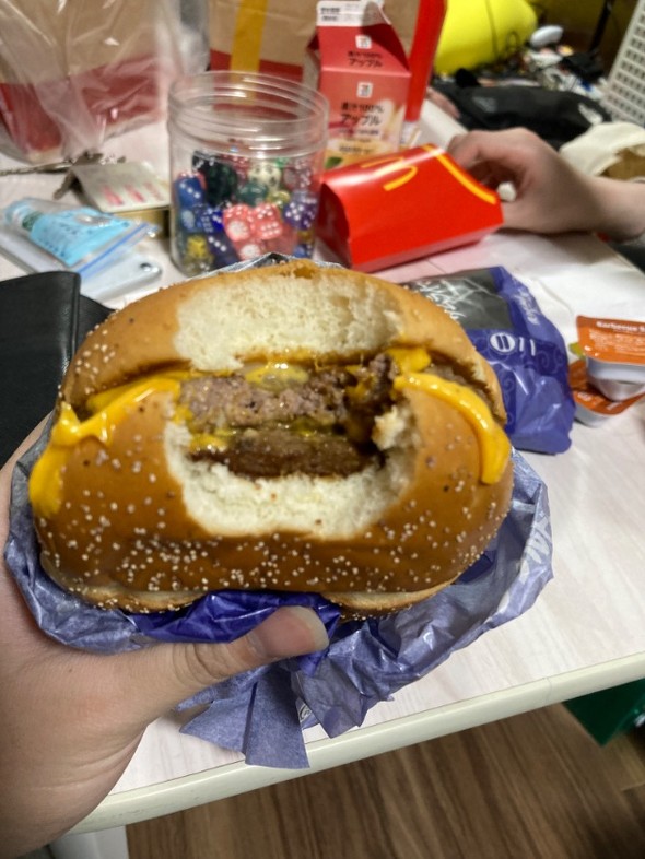 上下共に上バンズのサムライマック