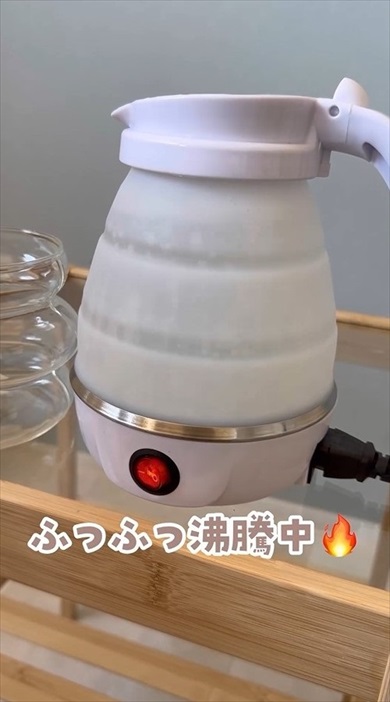 持ち運べるコンパクトケトルがすごい