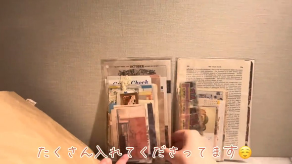 メルカリで300円で紙モノセットを購入して開封動画