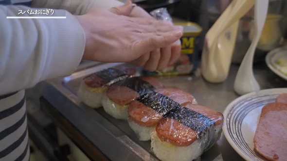 スパムのおにぎり