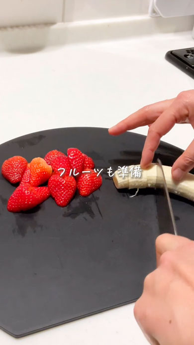 シリアルパンケーキの作り方