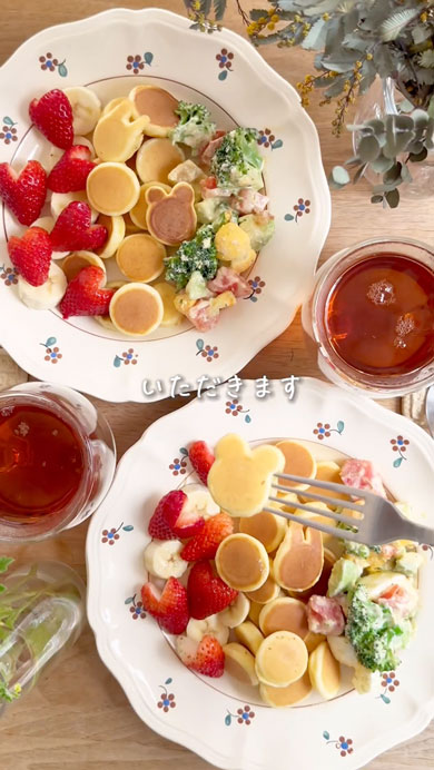 シリアルパンケーキの作り方