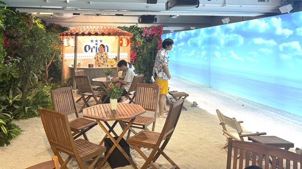 オリオンビール 「秒で沖縄に行けるバー by Orion」／ 渋谷 ゴールデンウィーク 体験 没入 イマーシブ