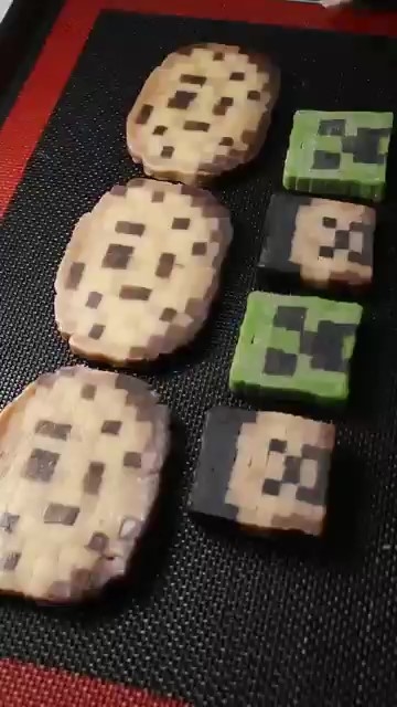 焼く前のクッキー生地