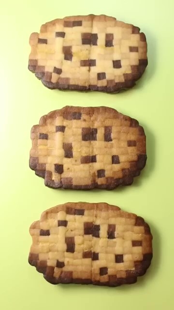 完成したクッキー