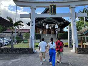ハワイ出雲大社に参拝