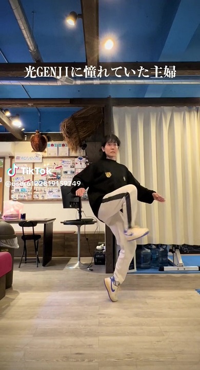 光GENJIに憧れていた50代主婦が踊るアニメーションダンス