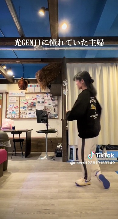 光GENJIに憧れていた50代主婦が踊るアニメーションダンス