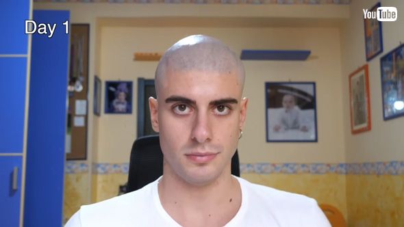 730日間 2年間 髪の毛 伸ばし続けたら タイムラプス 男性 変化 ビフォーアフター