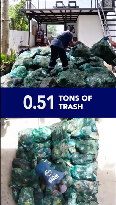 インドネシア 非営利団体 Sungai Watch 川 掃除 ゴミ 大量