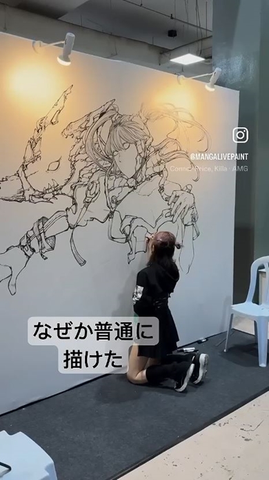 SHINN UCHIDAさんのライブペイント