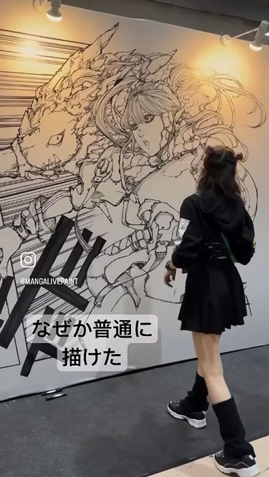 SHINN UCHIDAさんのライブペイント