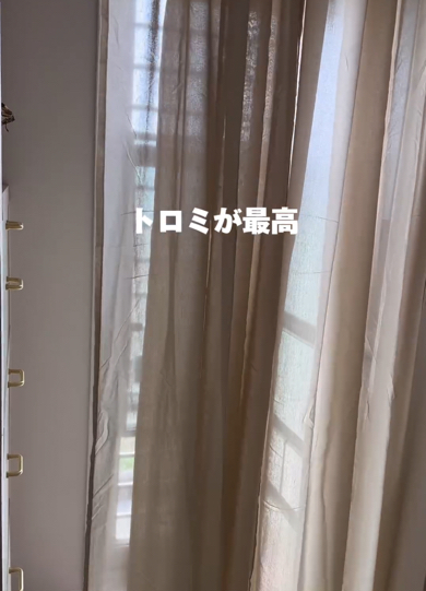 トロミがたまらないカーテン