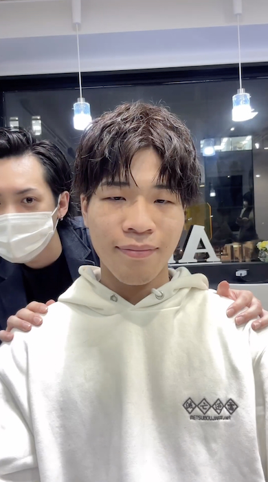 ヘアカットで変身後