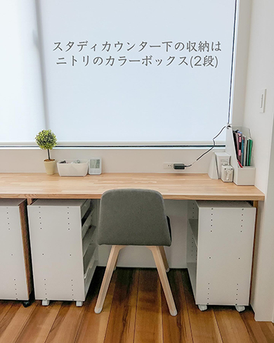 4年生時スタンディカウンターの下は