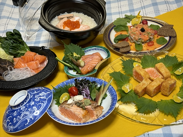 サーモン サモ肉
