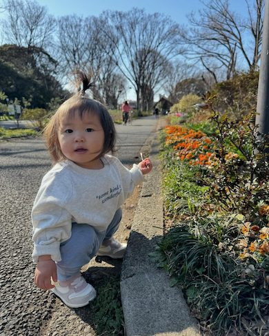 ういちゃんと春の公園