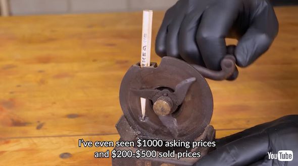 鉛筆削り器の修復