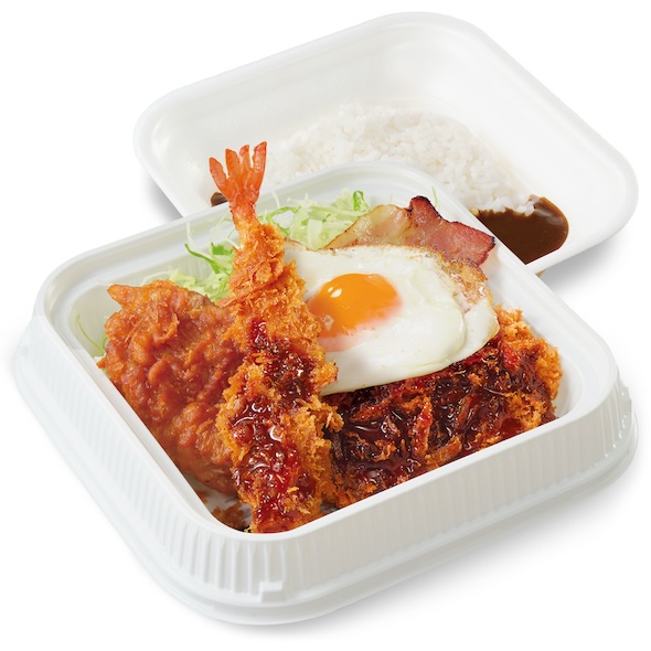 かつや「フル盛りプレート弁当」