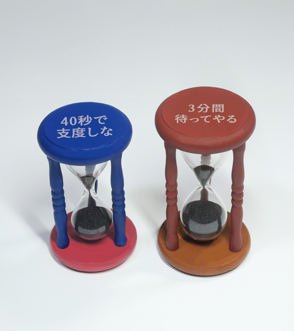 ジブリ 砂時計 ドーラ 40秒 ムスカ 3分 ラピュタ