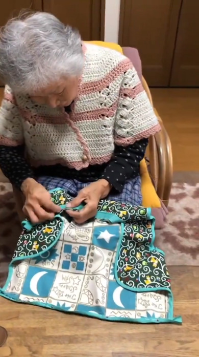 おばあちゃん 手作り 柴犬 洋服 衣装 愛犬 6着目 ミシン 手縫い