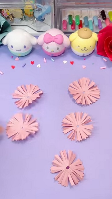 紙でできたミニカーネーションの作り方