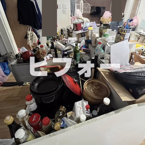 キッチンの片付けビフォー