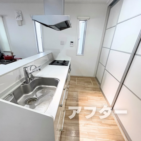 キッチンの片付けアフター