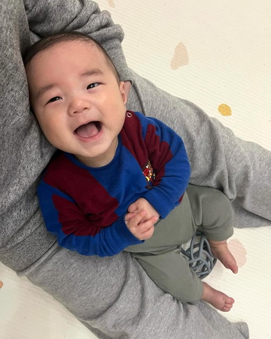 笑顔の赤ちゃん
