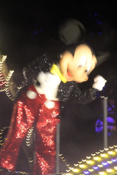 東京ディズニーリゾート ミッキーマウス 夜景
