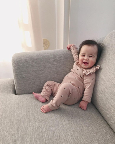 笑顔の赤ちゃん