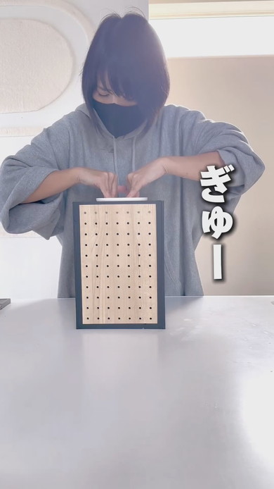 ヘアゴムのまわる収納の作り方