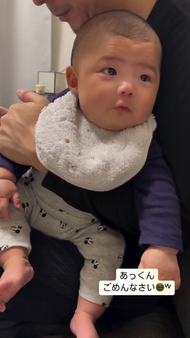 いないいないばぁで泣いちゃった赤ちゃん
