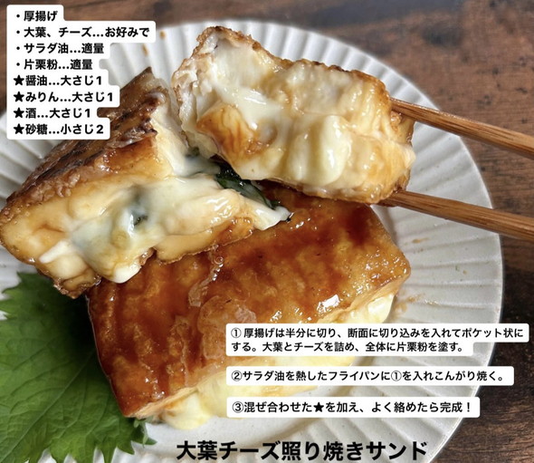 厚揚げのアレンジレシピ