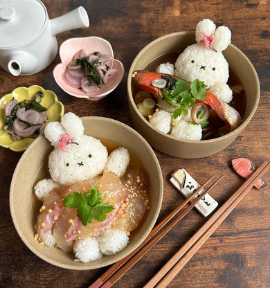 ミッフィーの出汁茶漬けの写真