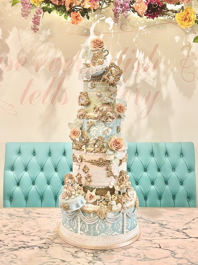 アフタヌーンティをイメージしたケーキ