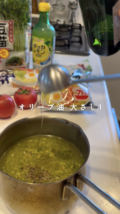 冷やしラーメン作り