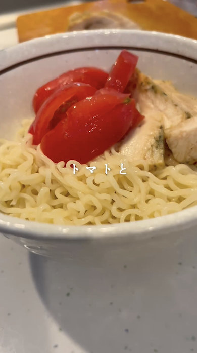 冷やしラーメン作り