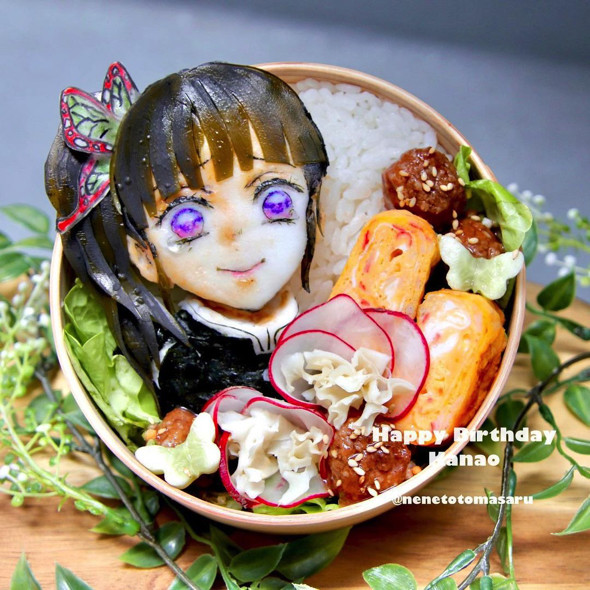 栗花落カナヲのキャラ弁