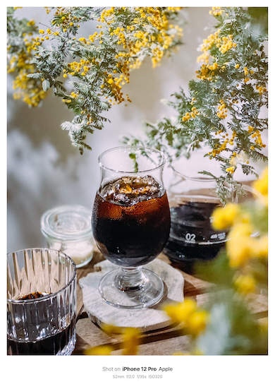 アイスコーヒーの写真