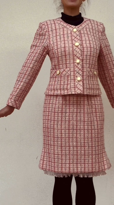 バブリー スーツ 今風 洋服 お直し アレンジ ビフォーアフター