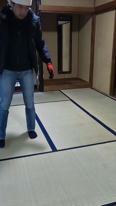 古い畳をオシャレなものに交換DIY動画
