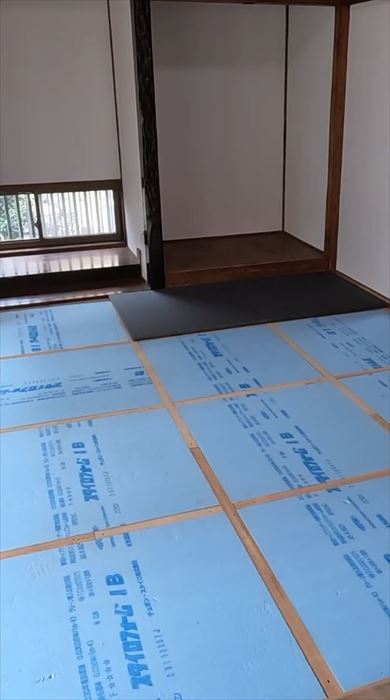 古い畳をオシャレなものに交換DIY動画