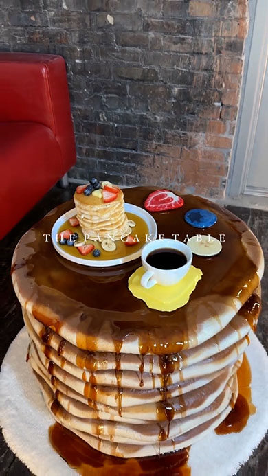 パンケーキテーブル・完成形